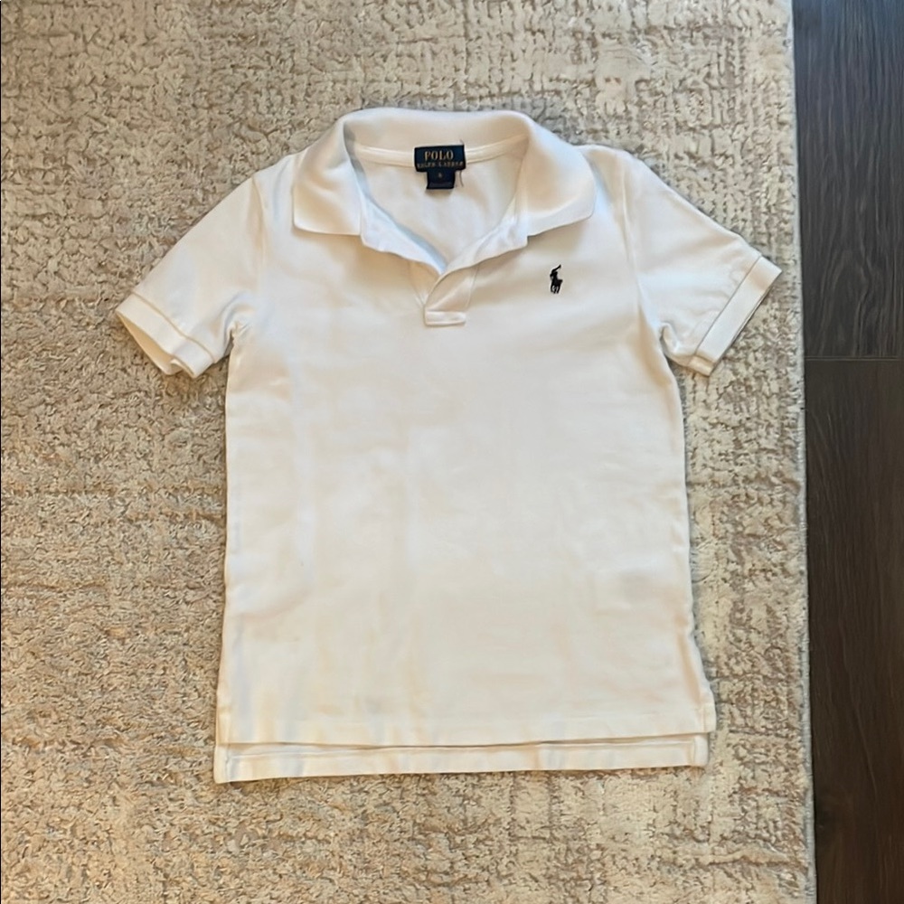 Polo by Ralph Lauren White Kids Polo Shirt